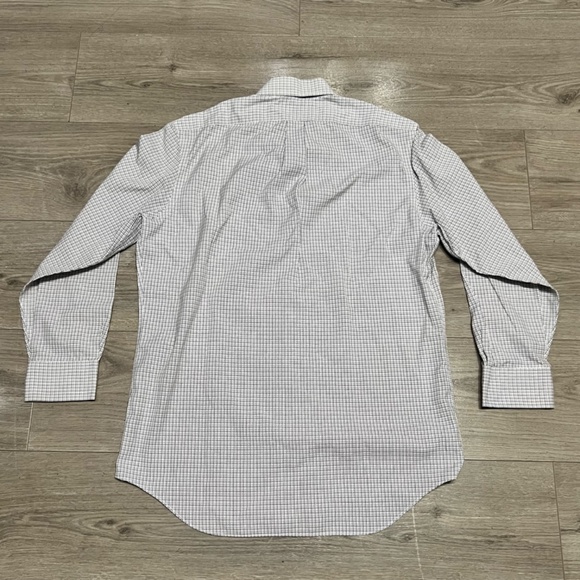 Banana Republic Men Non-Iron Classic Fit Long Sleeves Polo Dress Shirt - Small - Picture 5 of 5